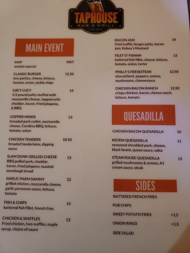 TapHouse Bar & Grill Menu image 4
