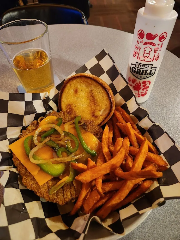 Pork Fitter & Sweet Potatoe Fries